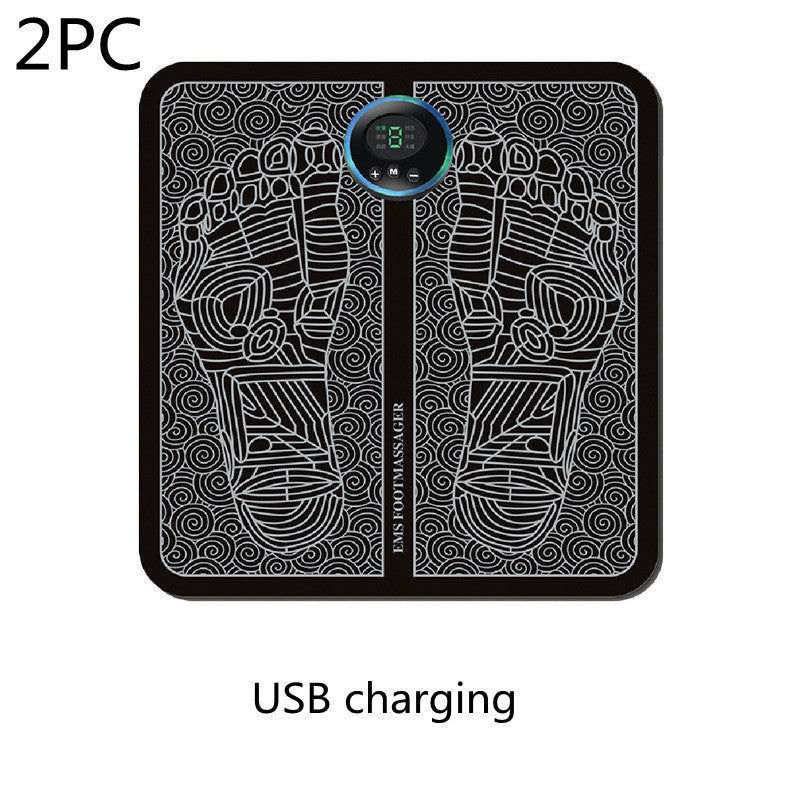 Ems Foot Massager Mat Tens Fisioterapia Electric Foot Cushion Blood Circulation Acupuncture Pad Foot Health Care Relaxation Pain