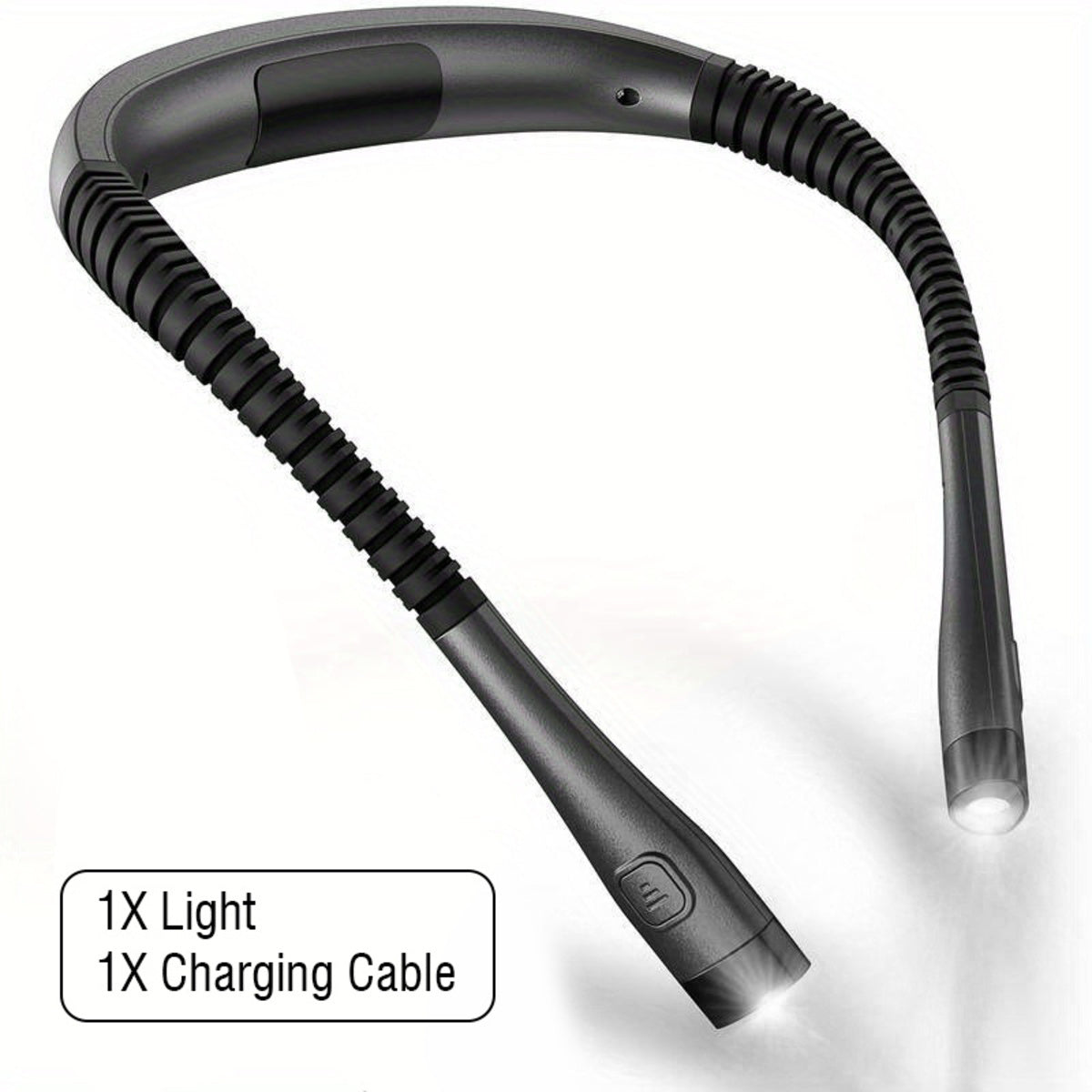 LED Flexi Neck Reading Light Bendable, Rechargeable, Long-Lasting Book Light For Reading In Bed, Knitting, Camping, Repairing, Outdoor Activities
