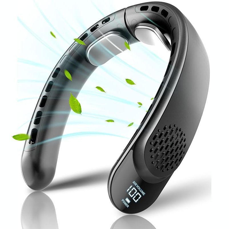 Quad-core USB Halter Fan With Strong Wind