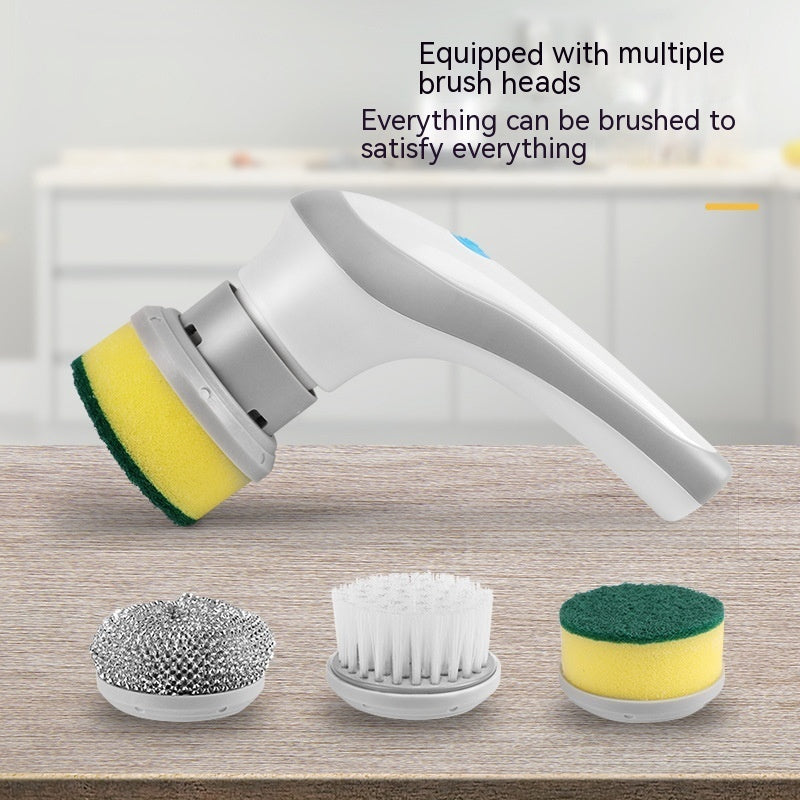 Electric Cleaning Brush 4 In 1 Spinning Scrubber Handheld