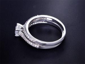 Plating point diamond ring