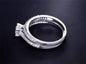 Plating point diamond ring