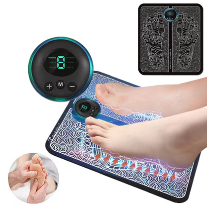 Ems Foot Massager Mat Tens Fisioterapia Electric Foot Cushion Blood Circulation Acupuncture Pad Foot Health Care Relaxation Pain