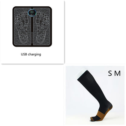 Ems Foot Massager Mat Tens Fisioterapia Electric Foot Cushion Blood Circulation Acupuncture Pad Foot Health Care Relaxation Pain