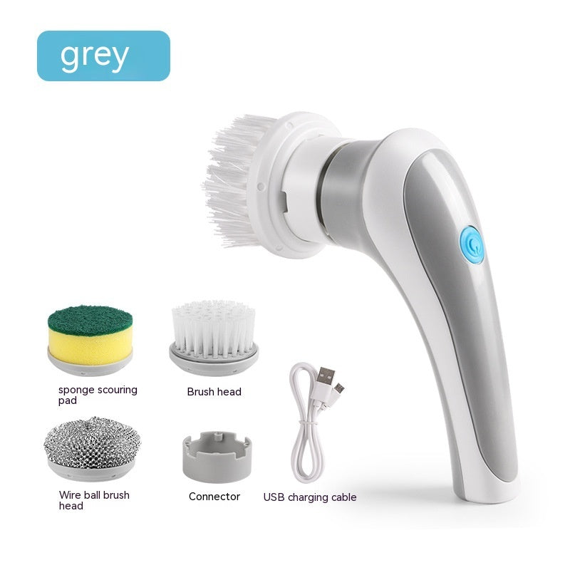 Electric Cleaning Brush 4 In 1 Spinning Scrubber Handheld