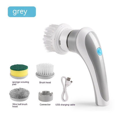Electric Cleaning Brush 4 In 1 Spinning Scrubber Handheld