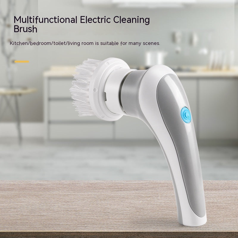Electric Cleaning Brush 4 In 1 Spinning Scrubber Handheld