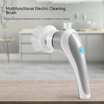 Electric Cleaning Brush 4 In 1 Spinning Scrubber Handheld