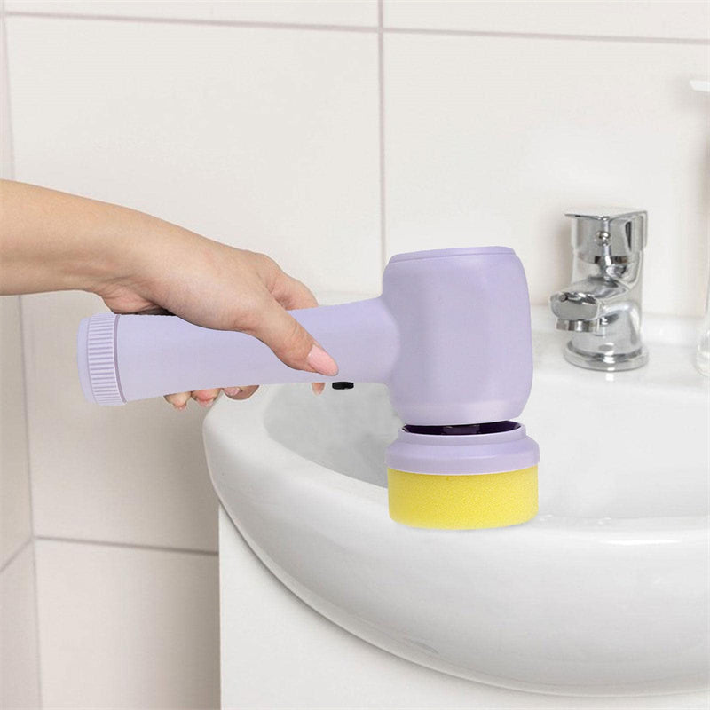 Electric Cleaning Brush 4 In 1 Spinning Scrubber Handheld